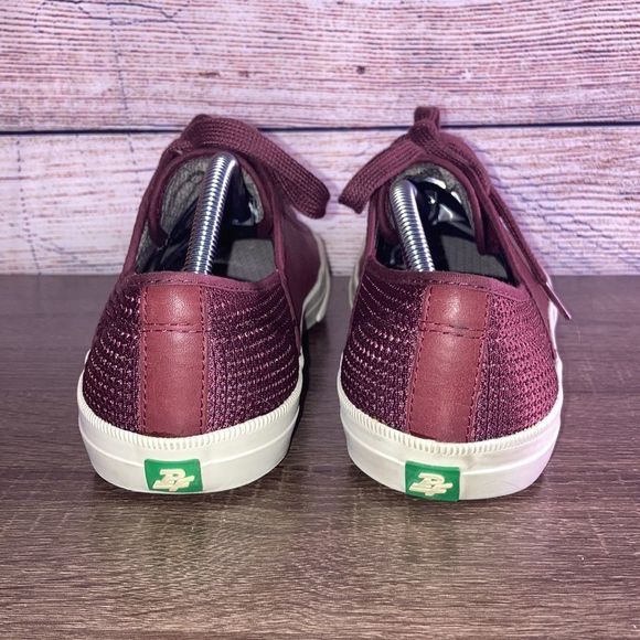 Mens P.F. Flyers (Posturized Foundation)Burgundy low top rigid wedge size 11 - Picture 6 of 16